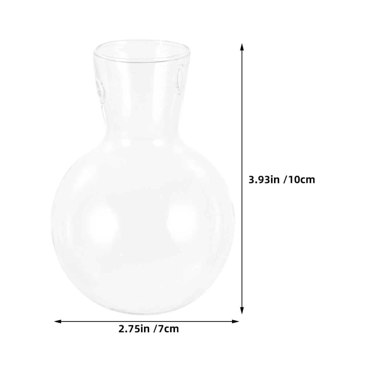 OSALADI 3Pcs Glass Hydroponic Vase with Wood Stand, High Borosilicate Glass Planter for Indoor Plant Propagation and Flower Display, Desk Terrarium Jars for Home and Office Decor