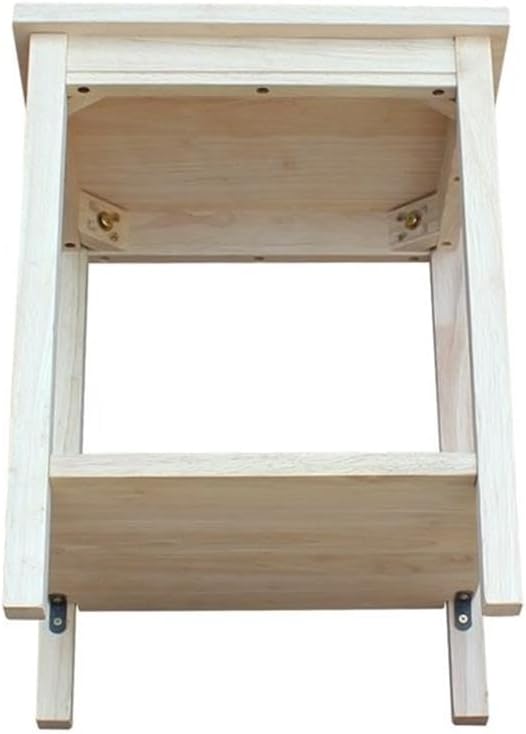 International Concepts Portman Accent Table 16"W × 14"D × 20"H, Solid Parawood