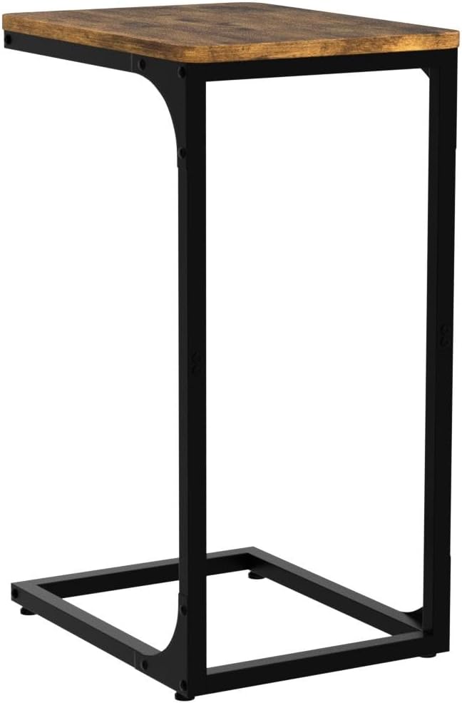 QEEIG C Table Side Table Set of 2 Living Room Sets C Shaped Couch Tray End