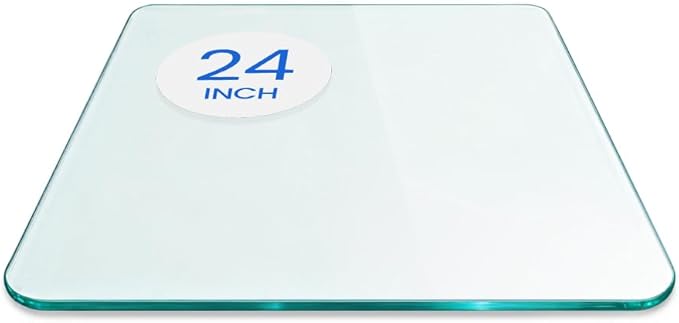 Dulles Glass 24 inch Square Glass Table Top