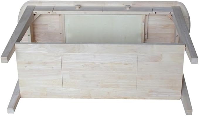 International Concepts Phillips Oval Sofa Table, Unfinished