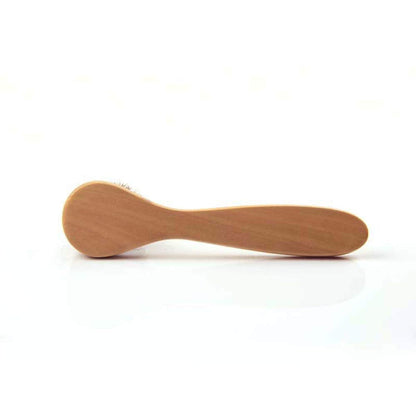 Natural Soft Wool Bristles Dry Facial Cleansing Brush, 6" Face Skin Care Exfoliating Scrub Brush, 2 Pack Wood Handle Face Brush Cleanser.