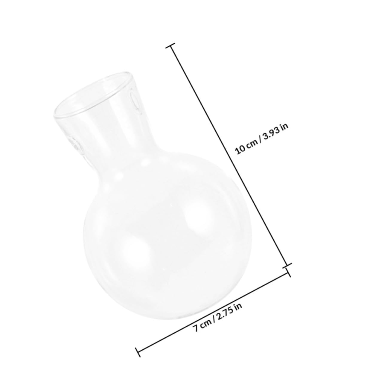 TOVINANNA 3pcs High Borosilicate Glass Propagation Planter Bulb Vases with Wooden Stand, Hydroponic Plant Terrarium Glass Vase Set for Indoor Desktop Decoration