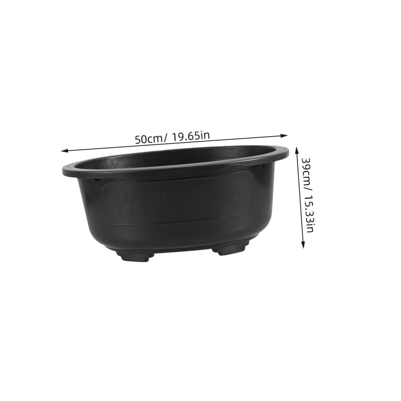 Toddmomy 2pcs Large Oval Planting Pots for Indoor and Outdoor Gardening Reusable Flower Planters with Modern Design for Home Balcony Garden Decoration