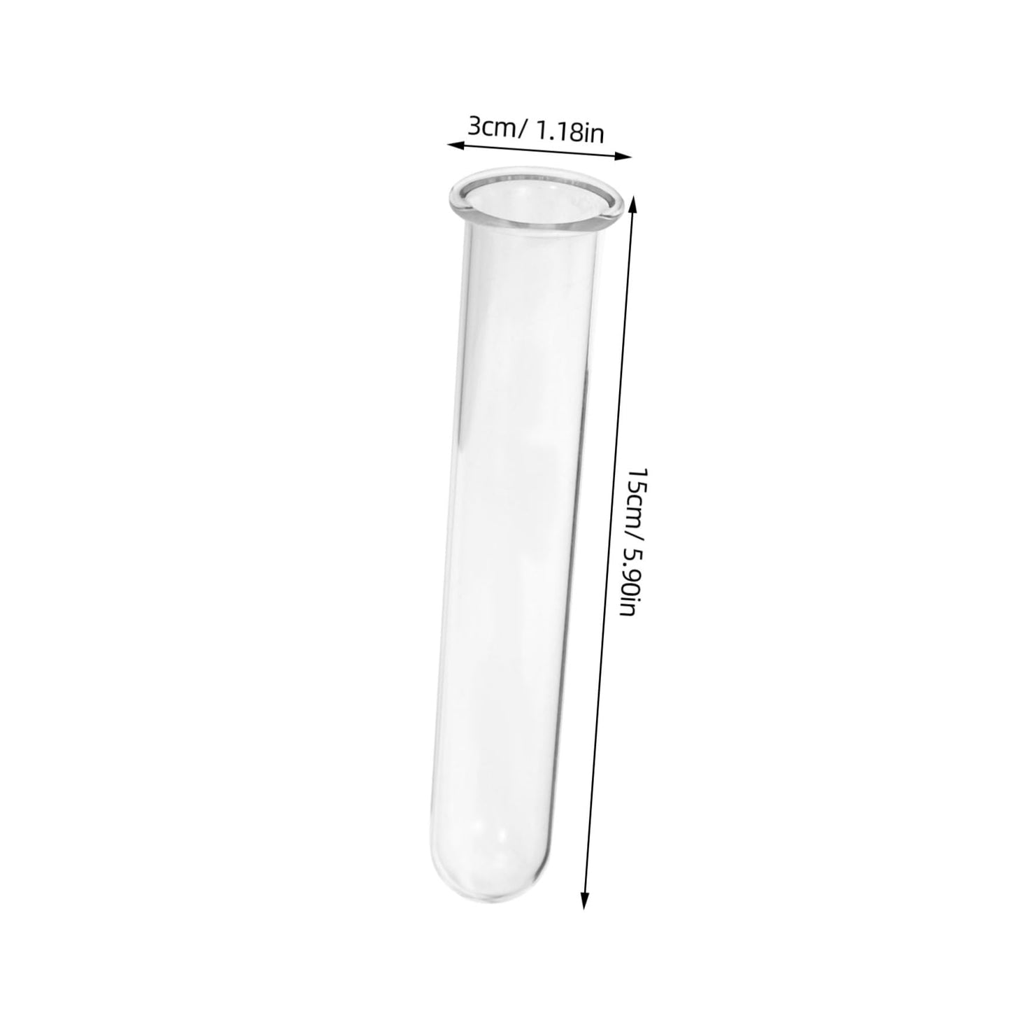 KESYOO 4pcs Floral Tubes for Water Plants Glass Test Tube Vases Hydroponic Garden Plant Cuttings Home Decor