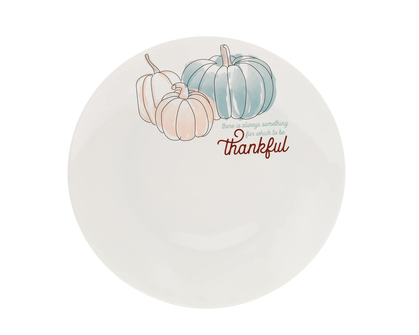 Godinger Holiday Tray Pumpkin Themed Harvest Plate 10 Inches