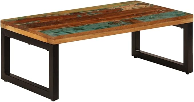 Solid Reclaimed Wood Coffee Table 39.4x19.7x13.8 Inches