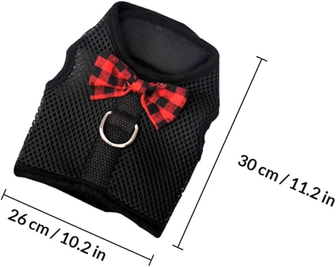 UPKOCH Pet Harness Set Mesh Vest Type Breathable Chest Strap Medium (30-34cm) for Small Animals Rabbit Guinea Pig Squirrel Walking Harness