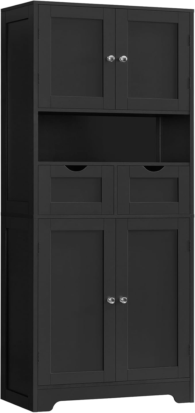 Iwell 57.8" H Tall Storage Cabinet