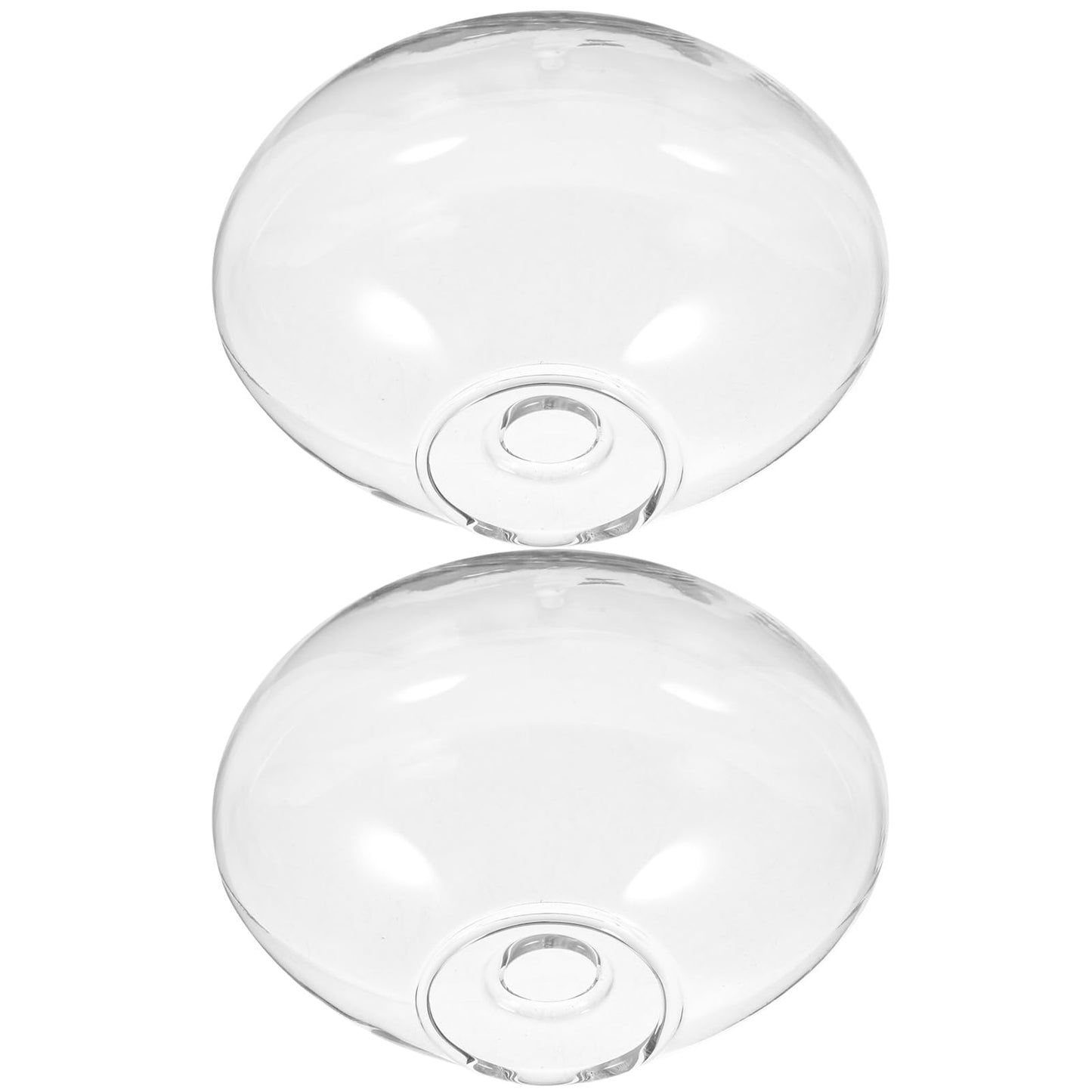 TOVINANNA 2pcs Wall Hanging Glass Terrarium Vase Set for Hydroponic Plants, Flat Glass Plant Bottles, Indoor Wall Planter for Home Décor and Centerpieces