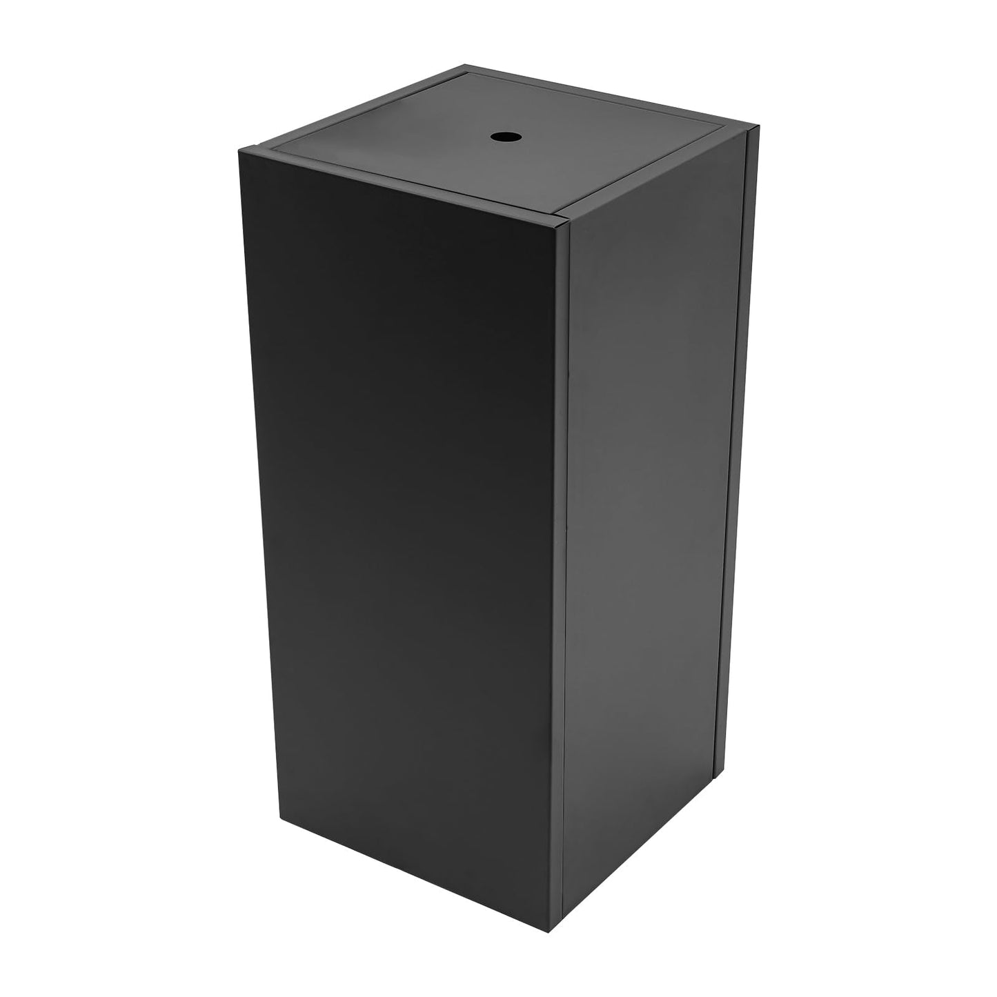 Pinelicorn Tall Square Metal Planter with Removable Insert Shelf 14" L x14 W x 30" H, Outdoor Planters with Drainage Holes, Heavy Duty Steel Flower Pots for Patio, Yard, Garden