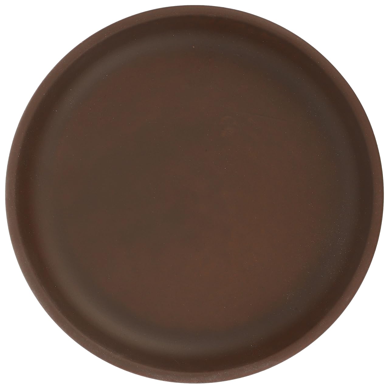 BESPORTBLE Purple Clay Flower Pot Tray - 4.72 Inch Round Ceramic Plant Saucer for Indoor and Outdoor Use Durable Water Catcher for Potted Plants