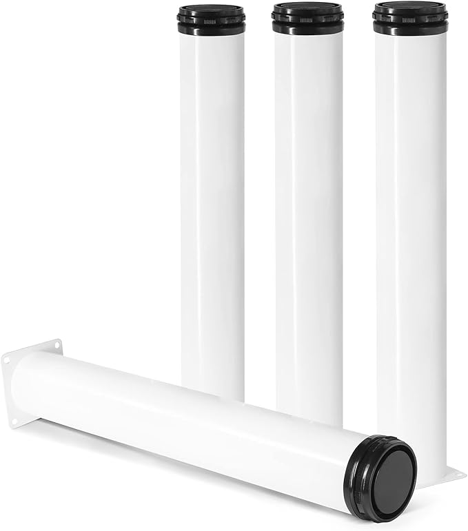 16 Inch Metal Furniture Legs Stainless Steel Adjustable Legs White Metal Legs