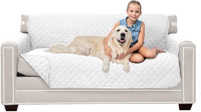 Sofa Shield® Couch Slip Covers for Dogs, Reversible Furniture Protector