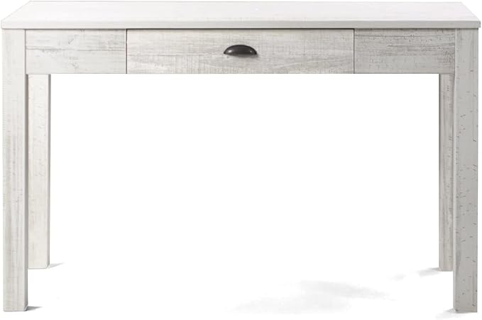 Grain Wood Furniture Montauk Desk/Dressing Table, Rustic Off-White