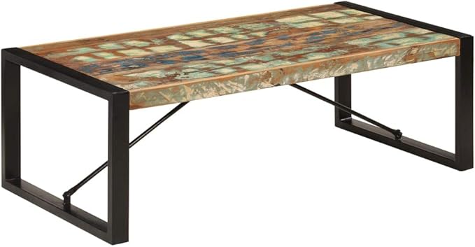 Coffee Table 47.2"x23.6"x15.7" Solid Reclaimed Wood, End Tables, Living Table