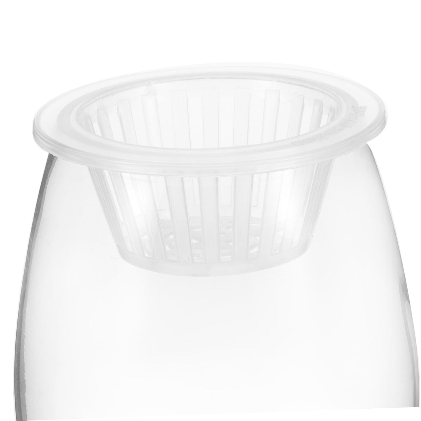 Happyyami Flower Glass Terrarium Simple Design Hydroponic Vase for Plants Desktop Planter for Decoration and Elegant Flower Holder