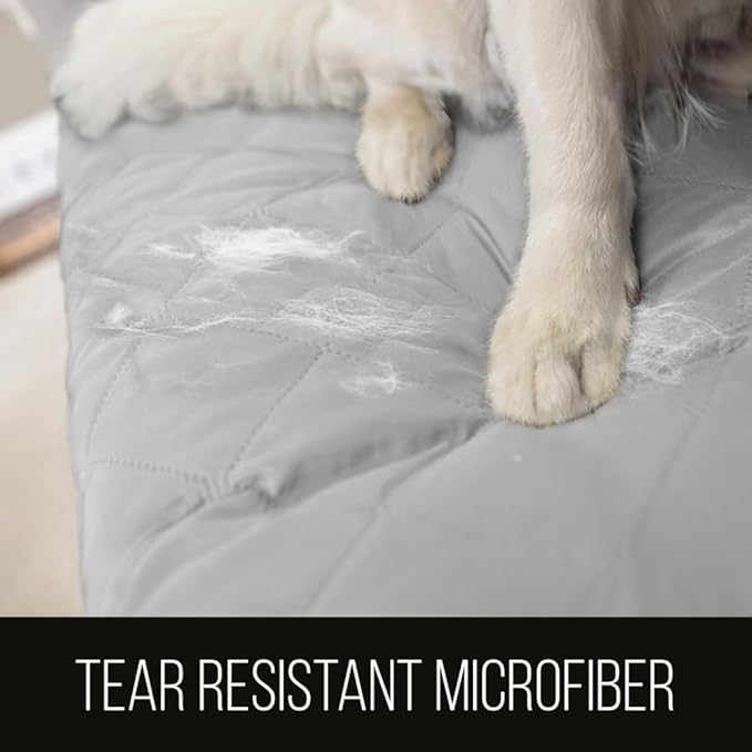 Sofa Shield® Couch Slip Covers for Dogs, Reversible Furniture Protector