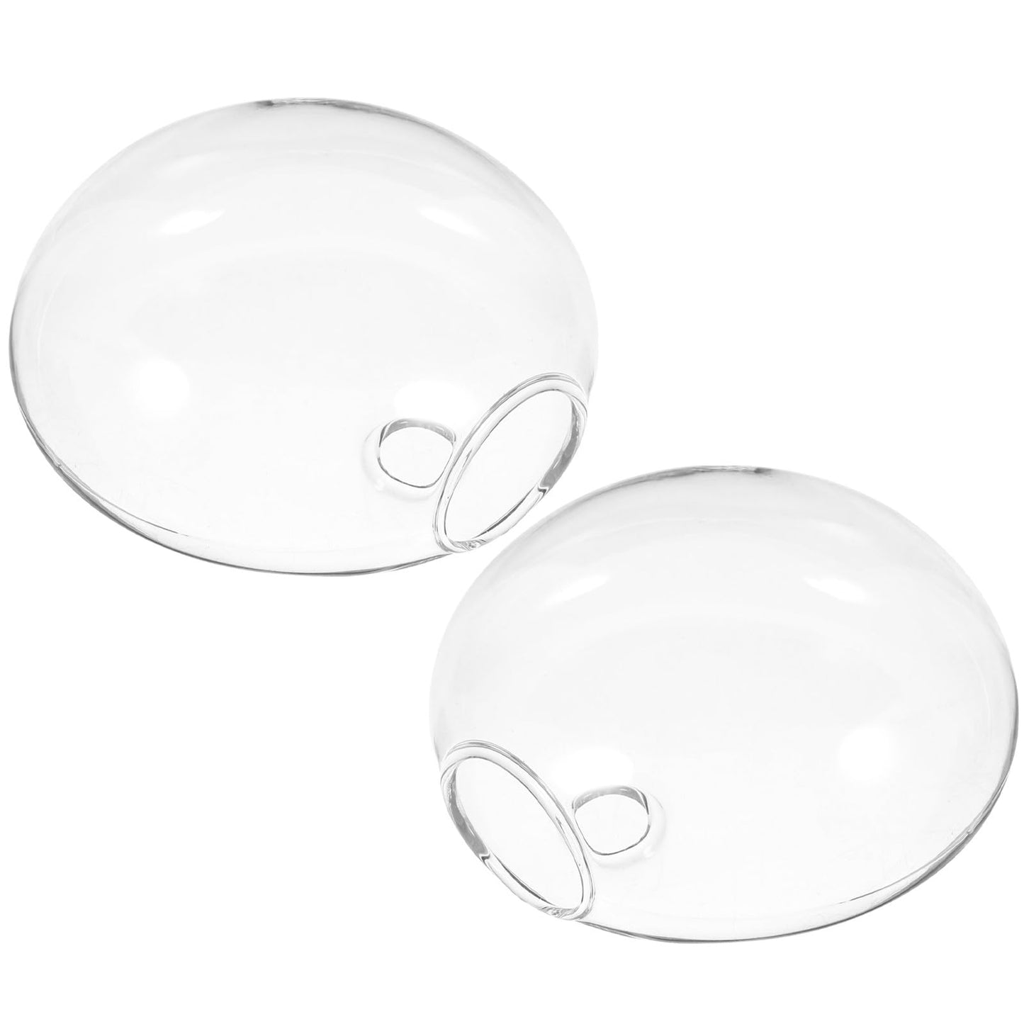 Hemobllo 2pcs Wall Mounted Hydroponic Glass Vases Glass Planter Holders for Indoor Plant Terrariums Home Decor