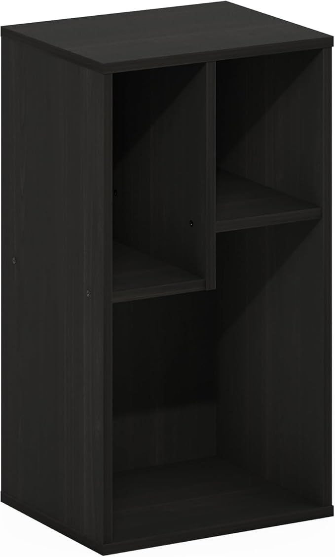 Furinno DALY Book Shelf, 3-Cube Bookshelf, Cube Storage Organizer Bookcase