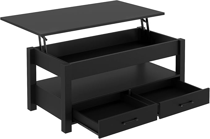 Rolanstar Coffee Table, 47.2" Lift Top Coffee Table