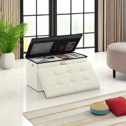 DocSafe Storage Ottoman Bench