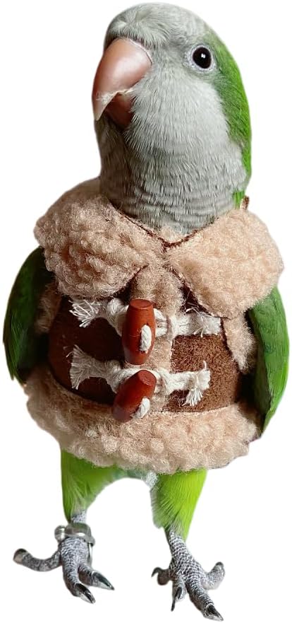 Bird Diaper Flight Suit Parrot Costume pet Animal Costume, Applicable to Birds and Parrots Warm Supplies. (2XL)