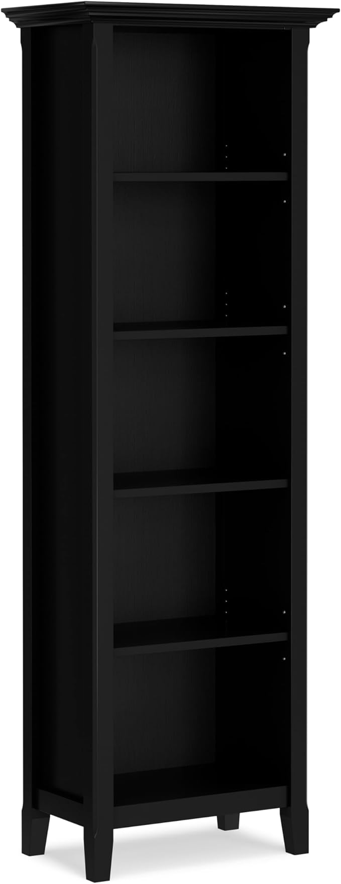 SIMPLIHOME Amherst TV Stand and Bookcase Bundle