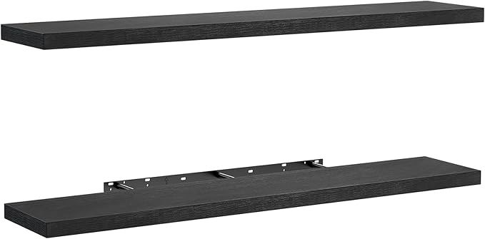 AMADA HOMEFURNISHING Floating Shelves Wall Mounted, 47 x 8 Inch Wall Shelves