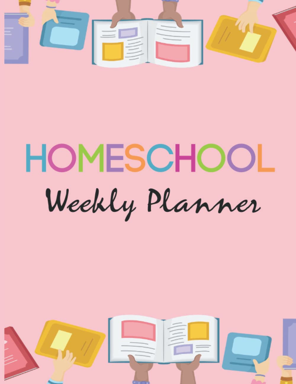 Homeschool weekly planner: Weekly & Monthly Lesson Planner and Record Book for Teaching Multiple Kids|| Homeschool weekly lesson planner || ... || Academic Calendar Year (July2022-June2023)