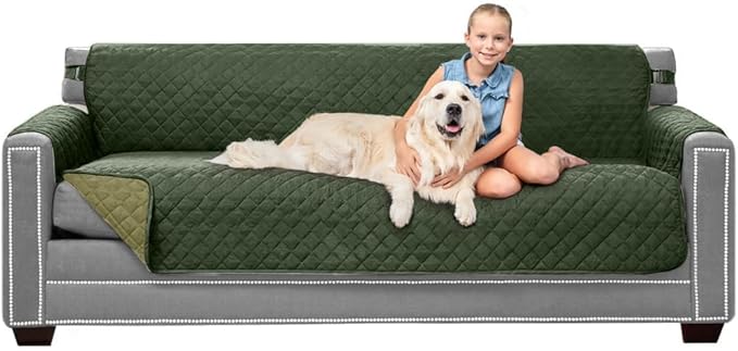 Sofa Shield® Couch Slip Covers for Dogs, Reversible Furniture Protector