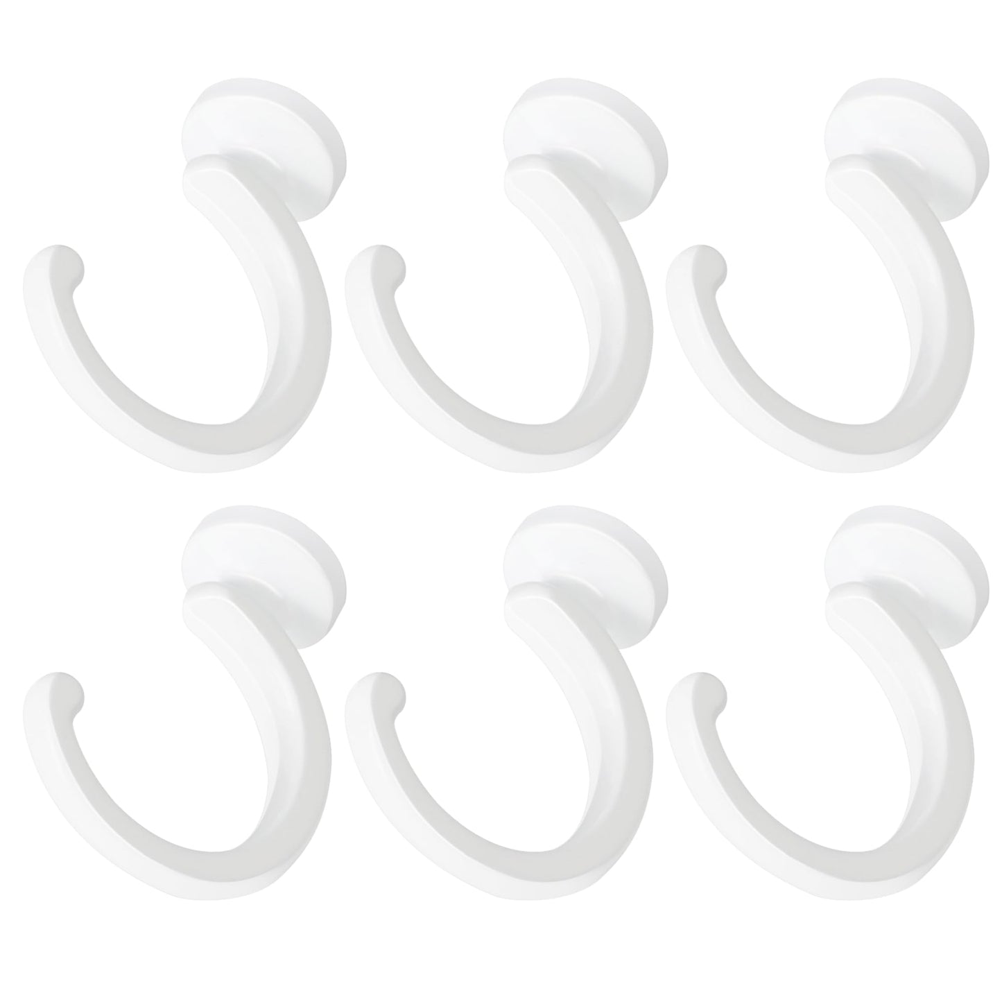 Aidoclip 6pcs Ceiling Hooks for Hanging Plants,Hanging Hanging Lights Metal Small Hooks,Indoor Outdoor Wall Heavy Duty Plant Hanger Swag Hook