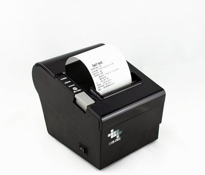 Heavy Duty Cash Register Drawer + Thermal Receipt Printer (80mm) + Barcode Scanner (Cordless) [Black] NOT for Square