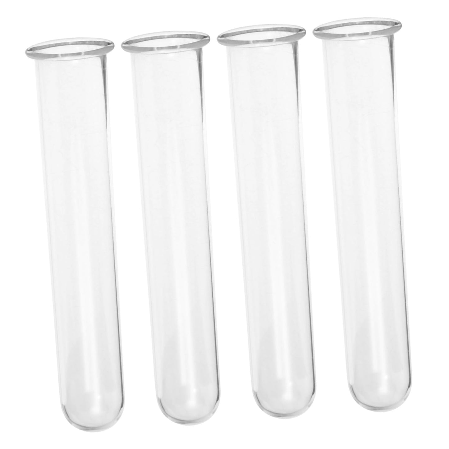 CIYODO 4pcs Glass Hydroponic Test Tube Vase for Flowers Geometric Terrarium Home Plant Decor Propagation Vases