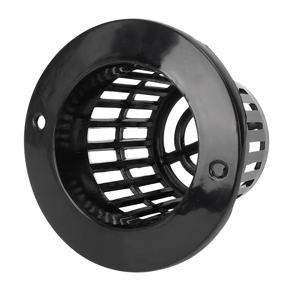 Cyrank Net Pots for Hydroponics, 50PCS Net Pots Hydroponic Cups Slotted Mesh Net Pots Small Hydroponic Cups with Thin Lip and Slotted Sides Garden Slotted Mesh Net Cups Mesh Pot Cups(Black)
