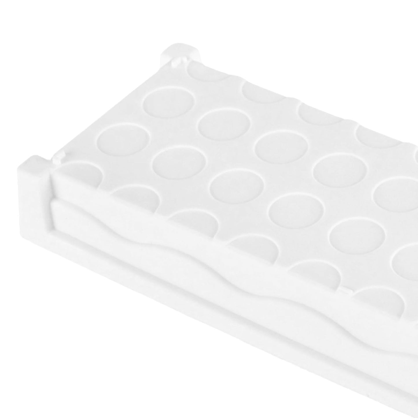 YAUFWUA 10 PCS Plastic Plant Growing Trays, 16 x 4.5 x 1.6 Inch Rectangular Windowsill Plant Saucer Drip Tray for Indoor Outdoor, White Plant Tray to Catch Water for Flower Succulent Pot Planter