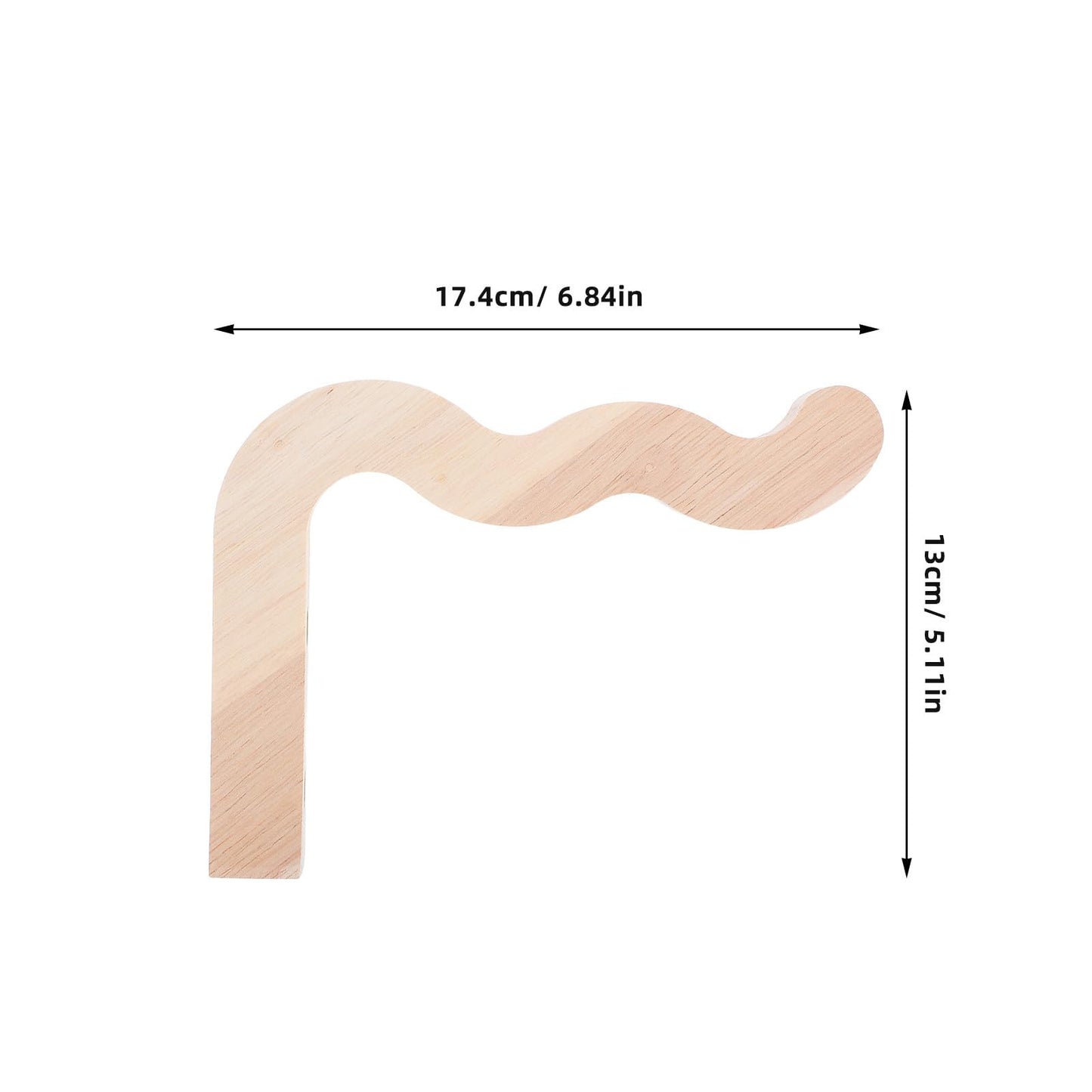 HIAKDOFT 2pcs Wood Flower Hook Plant Hangers Wall-Mounted Hanging Brackets for Lanterns Wind Chimes and Flowerpots Outdoor Indoor Garden Patio Decor