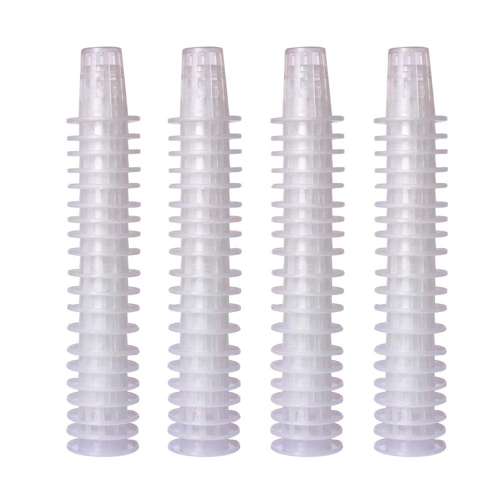 LAPOND 100 Pack 1 Inch Net Pots,Garden Slotted Mesh Net Cups Basket Hydroponic Pots Plant Nursery Pots for Hydroponics