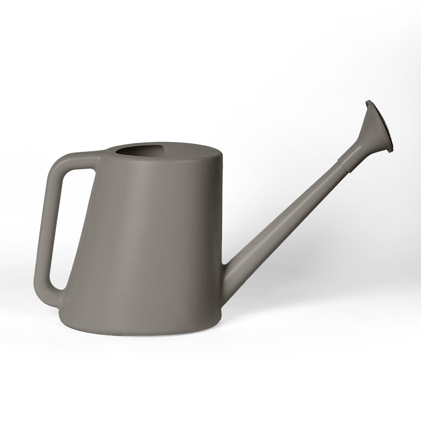 ZXJ Grip Plant Watering Can - for Indoor and Outdoor Home Garden Plants - with Long Spout - Grey - 1/2 Gallon