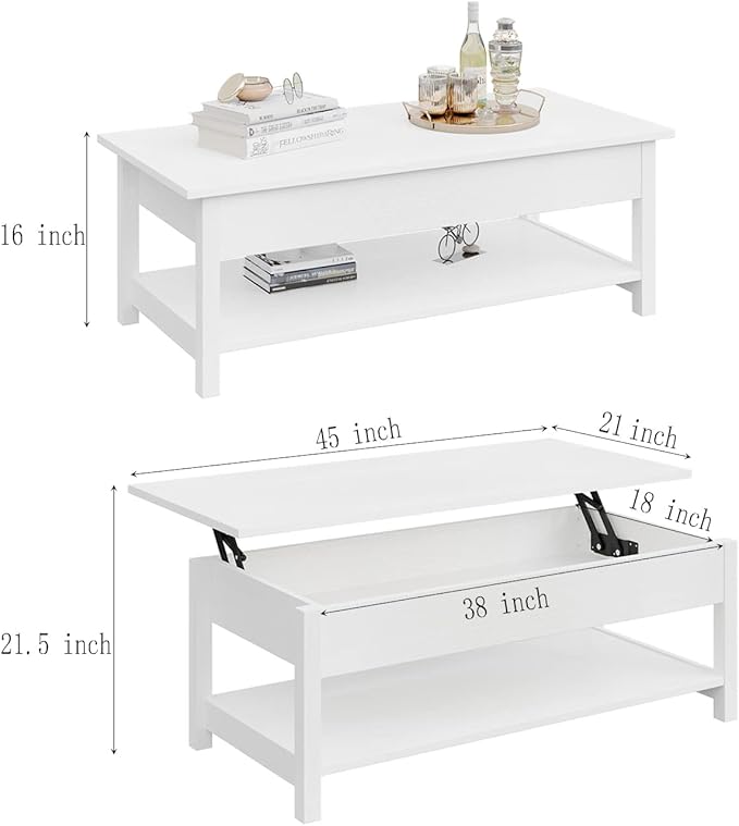 Panana Lift Top Coffee Table