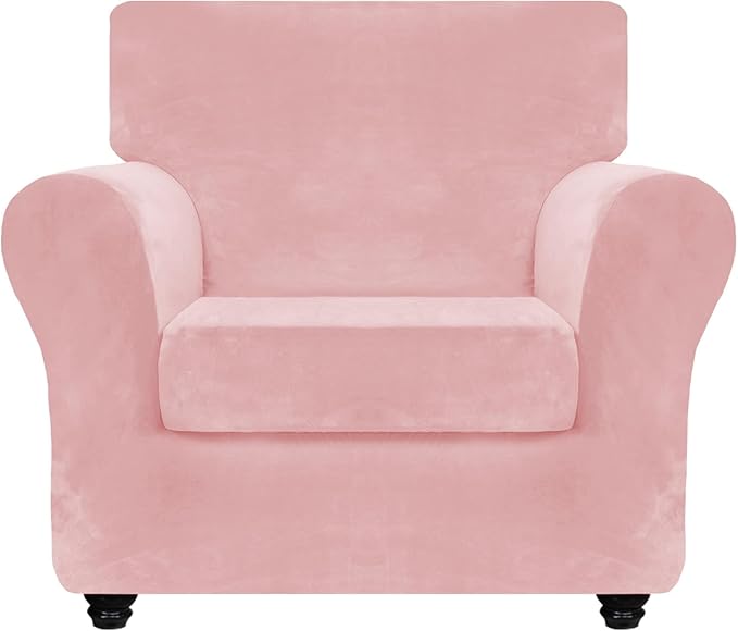 ZNSAYOTX Luxury Velvet Chair Slipcovers