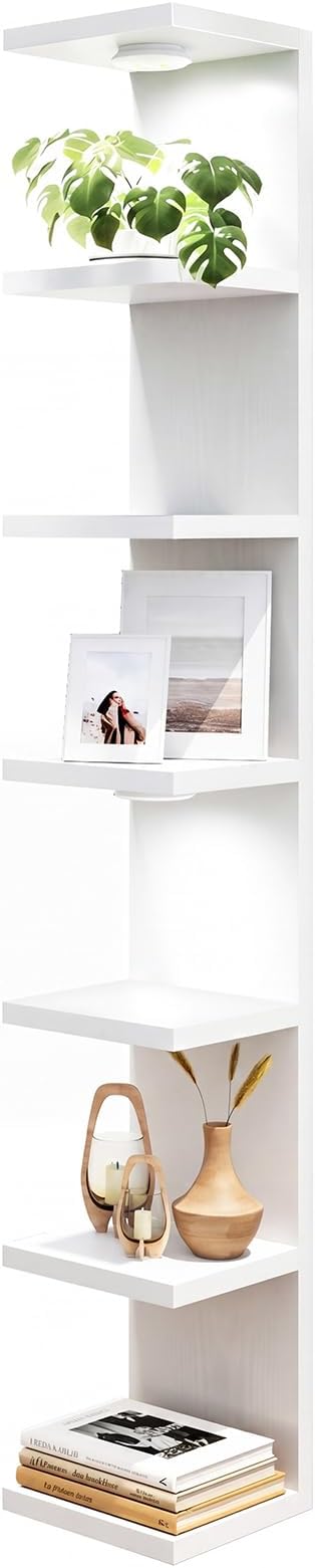 Fixwal Wall Decor 7 Tier Wall Shelf Unit Floating Shelves