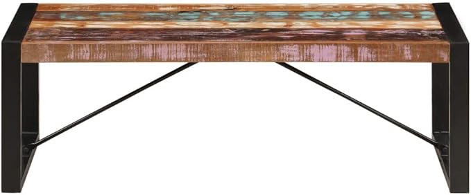 Coffee Table 47.2"x23.6"x15.7" Solid Reclaimed Wood, End Tables, Living Table