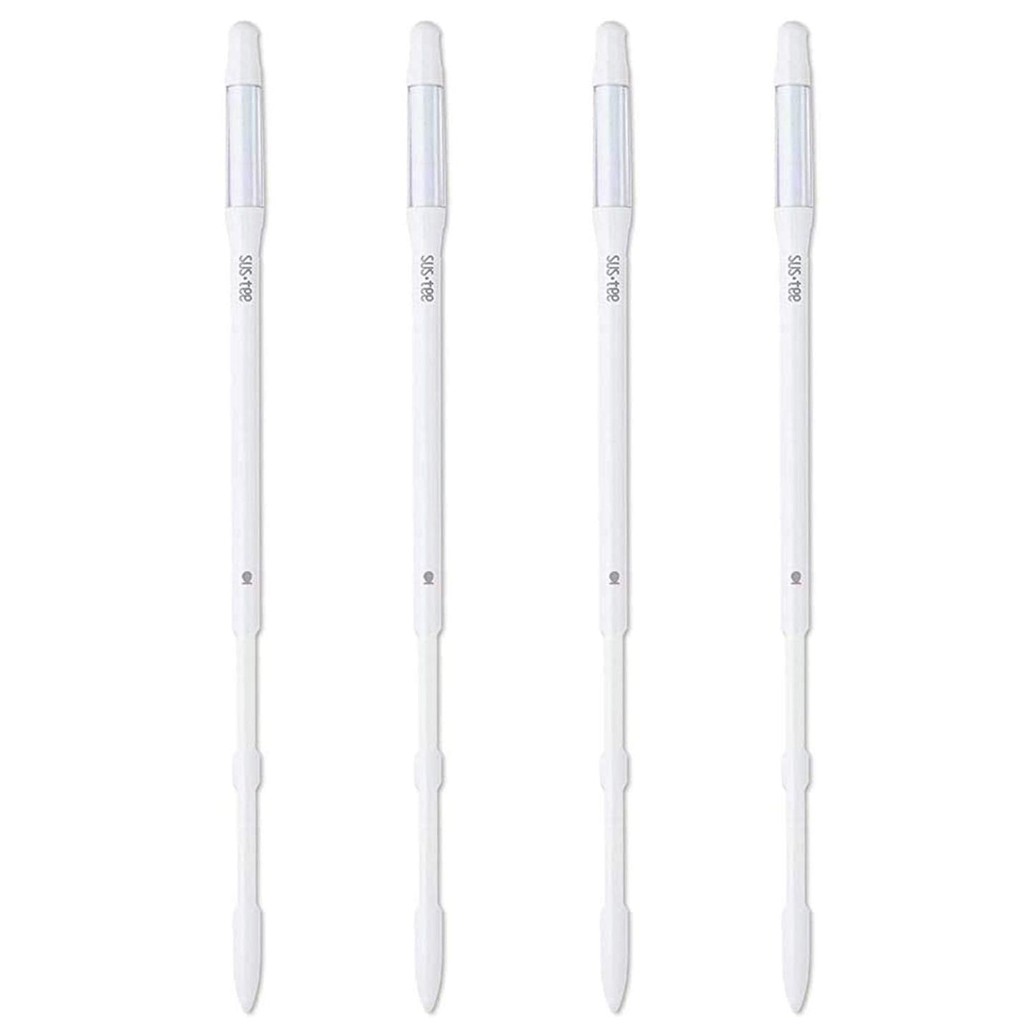 IPPINKA Sustee Aquameter Set of 4, Plant Soil Moisture Sensor, (White, Large, Refillable)