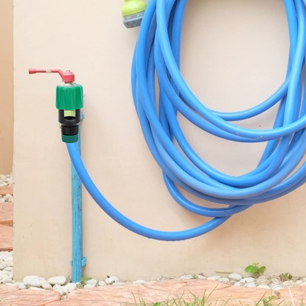 Water Connector Universal Tap to Garden Hose Pipe Connector, Mixer Kitchen Tap Adapter Faucet Adapter Hose Connector for Indoor, Outdoor, Garden, Patio, Watering Irrigation Tool (green)
