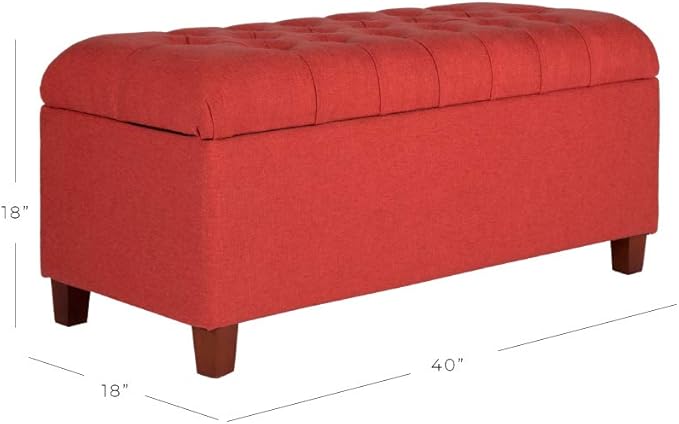 Homepop Home Decor | Tufted Ainsley Button Storage Ottoman Bench