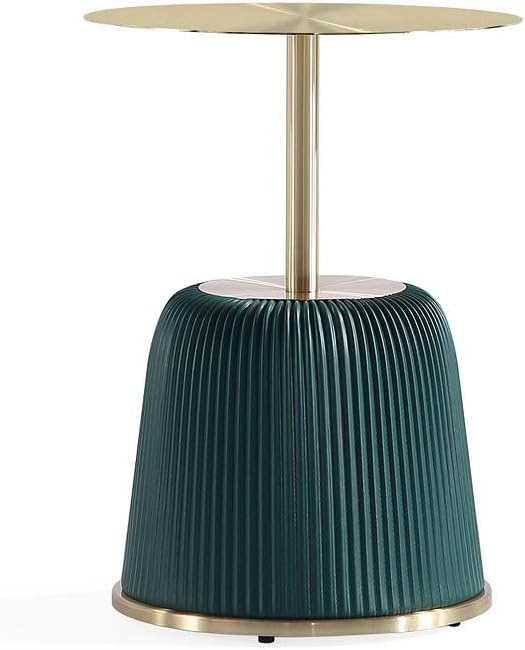 Manhattan Comfort Anderson Modern 15.75" Round End Tables 1.0