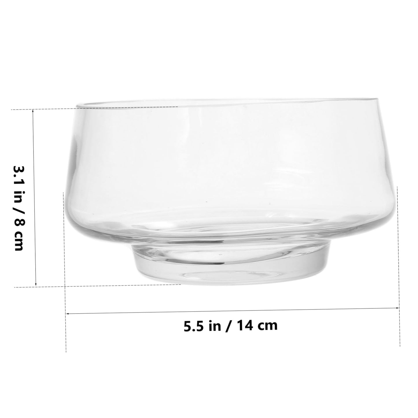 KONTONTY Glass Cylinder Vase for Centerpieces Decorative Terrarium Planter for Succulents and Water Plants Home and Event Decor