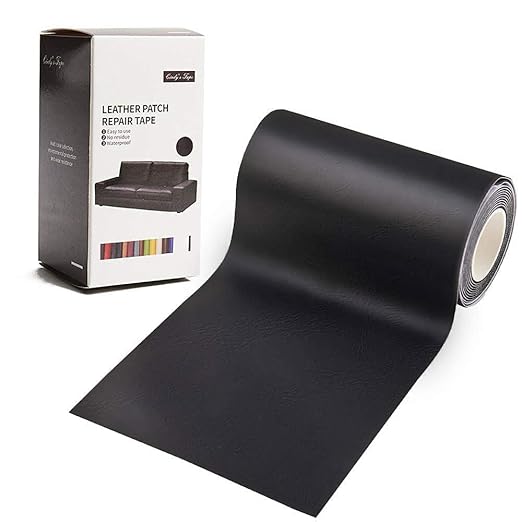 Cindy's Tape Leather Repair Patch Tape Kit Black 3 x 60 inch Self Adhesive