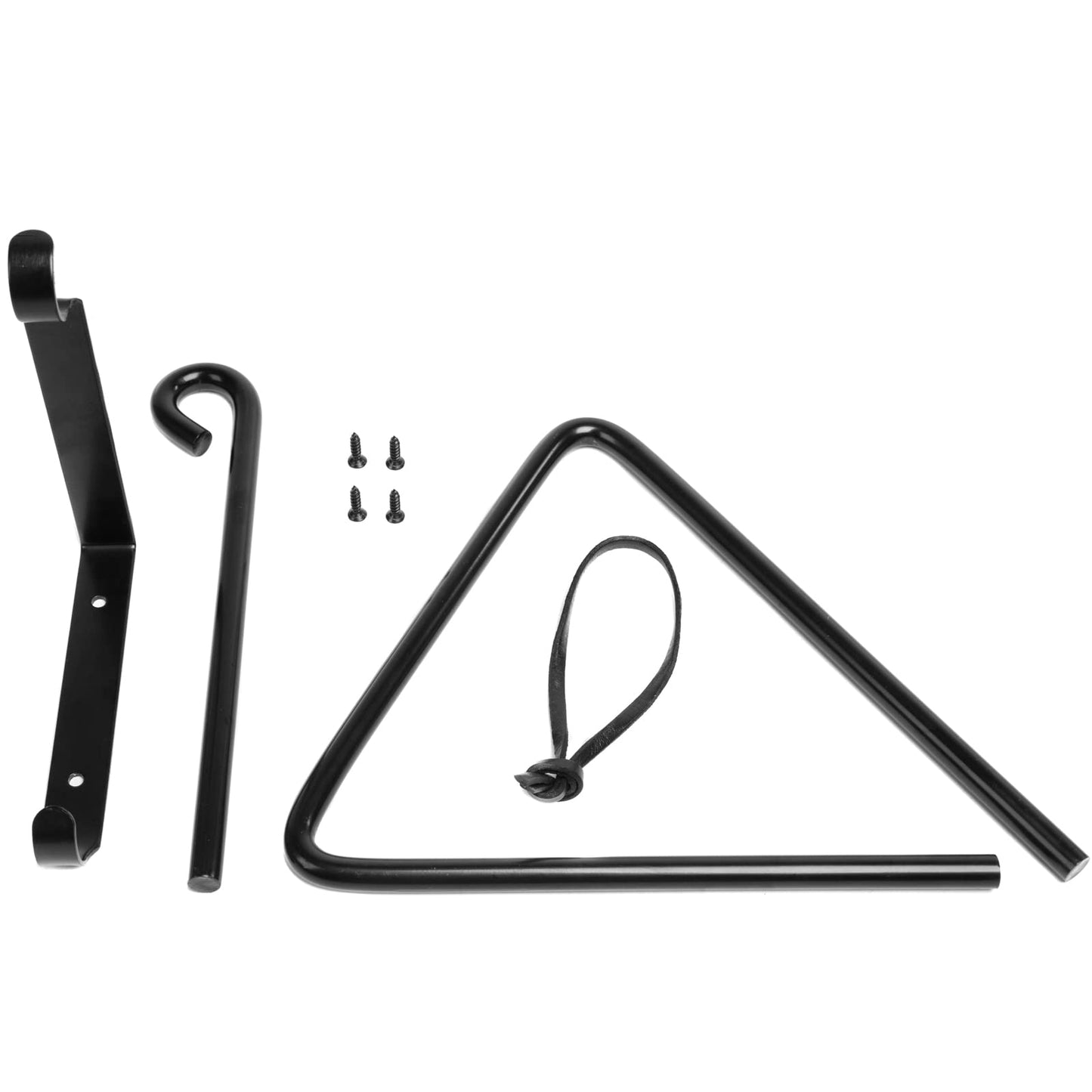 9 Inch Triangle Dinner Bell With Striker - Outdoor/Indoor Steel Bell With Mounts